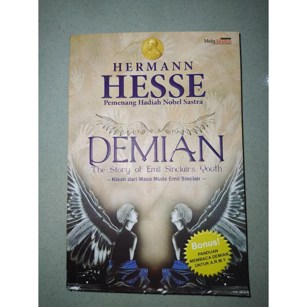 DEMIAN karya HERMANN HESSE | Buku Novel Terjemahan Teori BTS ARMY Emil Sinclair | Buku Bekas
