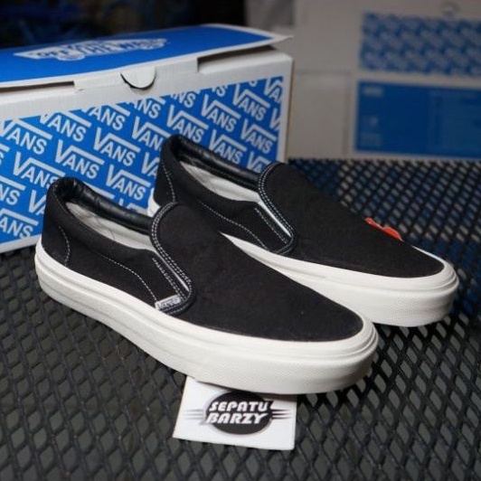 COD SEPATU SNEAKERS SLIP ON BLACK PREMIUM