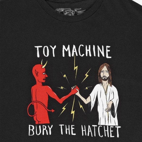 Toy Machine Bury The Hatchet Black Tee