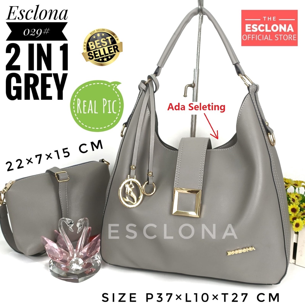TAS BATAM WANITA ESCLONA 029 TAS BAHU WANITA SHOULDER BAG IMPORT TAS KERJA WANITA PREMIUM BAG S5