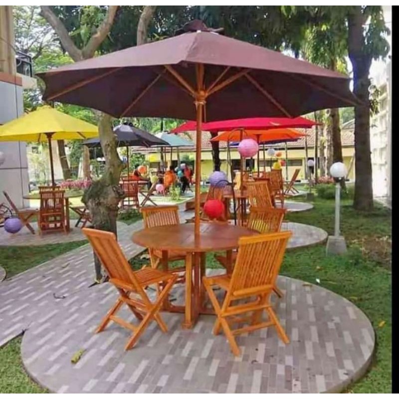 (wajib baca diskripsi) MEJA PAYUNG MEJA PAYUNG CAFE MEJA PAYUNG GAZEBO PAYUNG TAMAN PAYUNG MEJA PAYU
