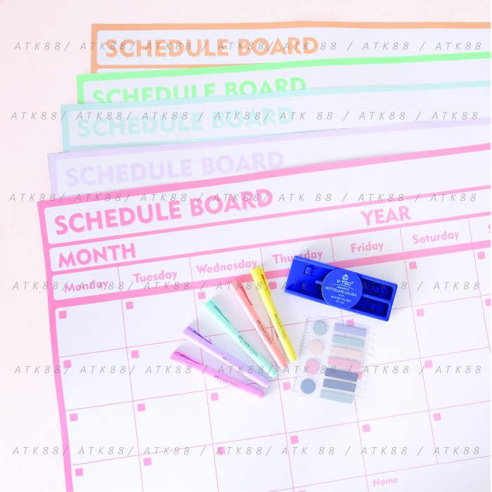 

TERBARU Schedule Board Pastel - Lilac