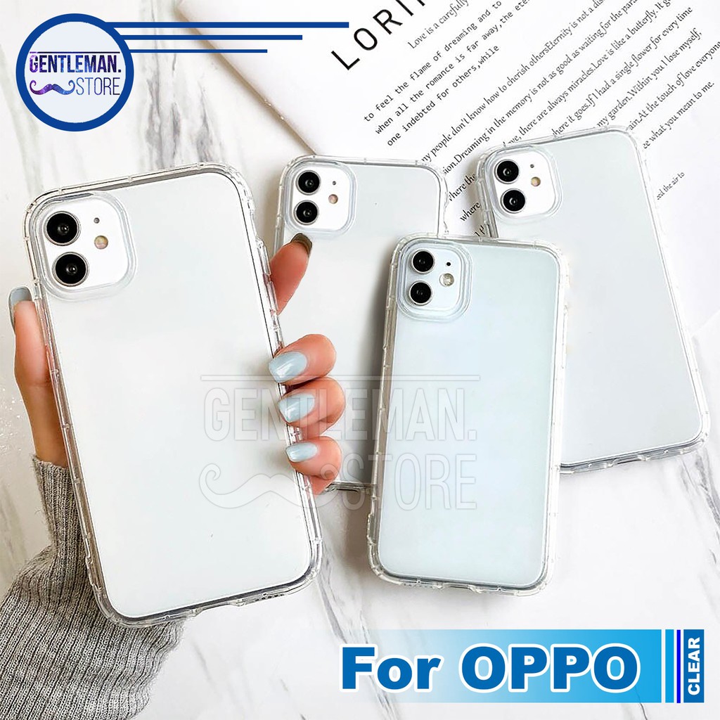 CASE CLEAR BASIC OPPO A11K A11S A12 A15 2020 A15S A16 2021 A1K 2019 A31 2020 A33 2020 A3S A5 2020 A52 2020 A53 2020 A54 4G A5S A7 2018 A74 4G A74 5G A9 2020 A92 2020 A95 4G A95 5G F9