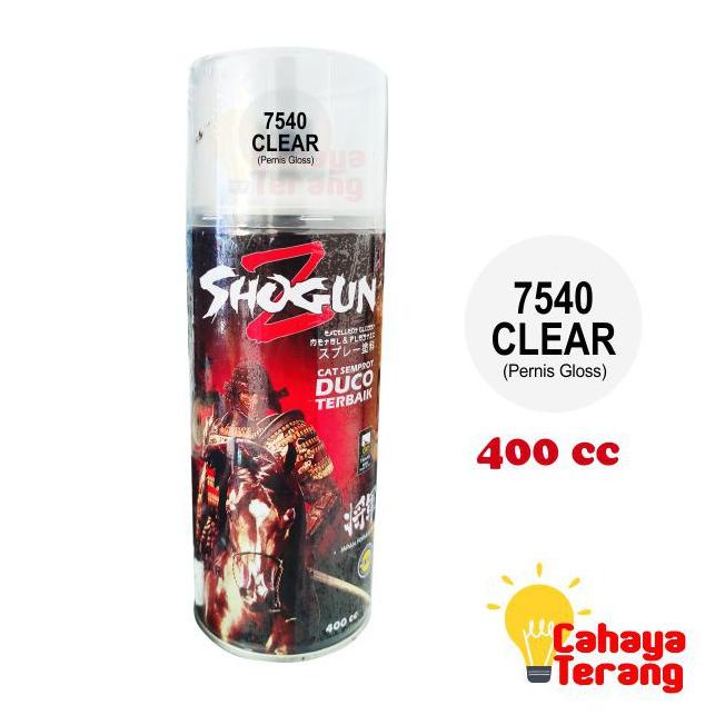

Grosir Pembelian Cat Semprot - Pilok Clear Gloss 7540 Shogun Z - Pylok Pernis Clear