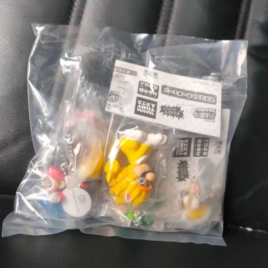 Figure Super mario 3D World Fury World Keychain Takara Tomy ARTS set 7