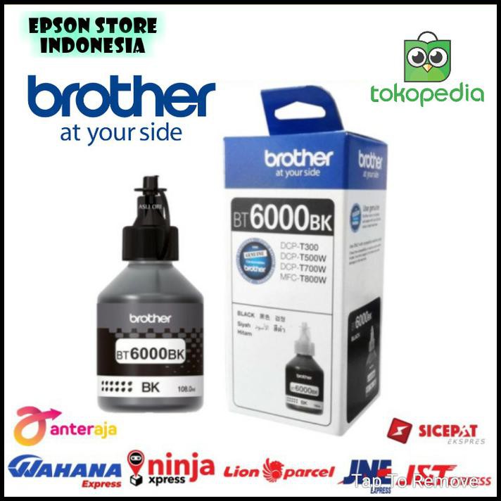 Shazfa.10 | Tinta Brother Bt6000 Black Original Dcp-T300 Dcp-T310 Dcp-T500W