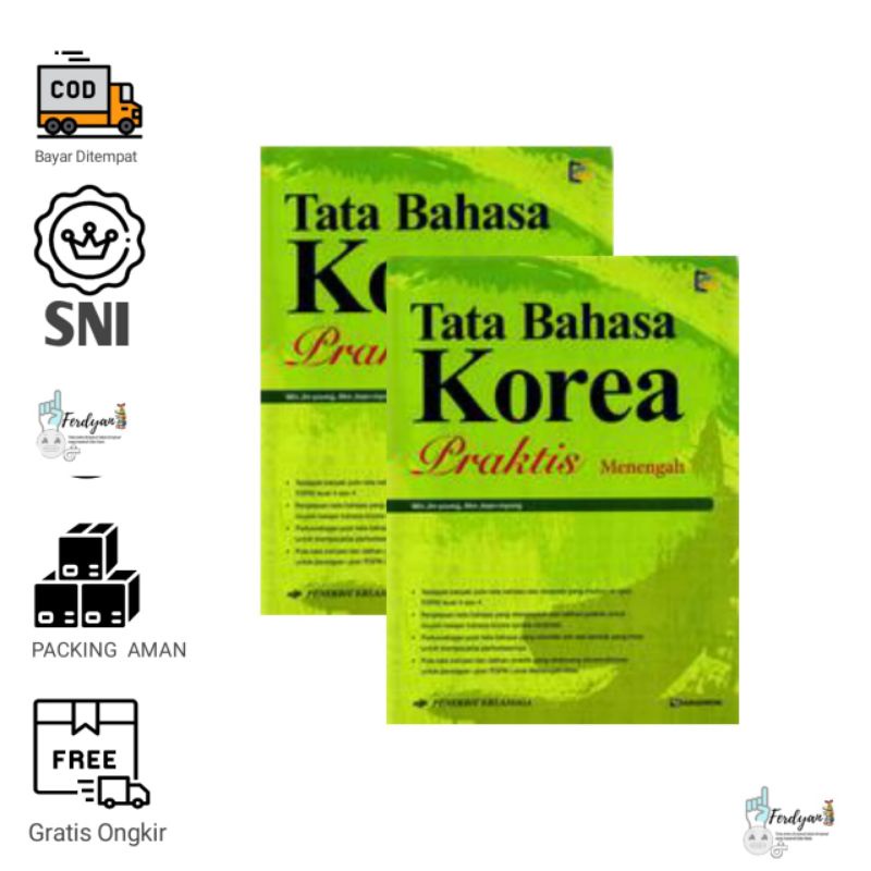 Buku Tata Bahasa Korea Praktis Menengah by Min Jin-young, Ahn Jean-myung buku kamus