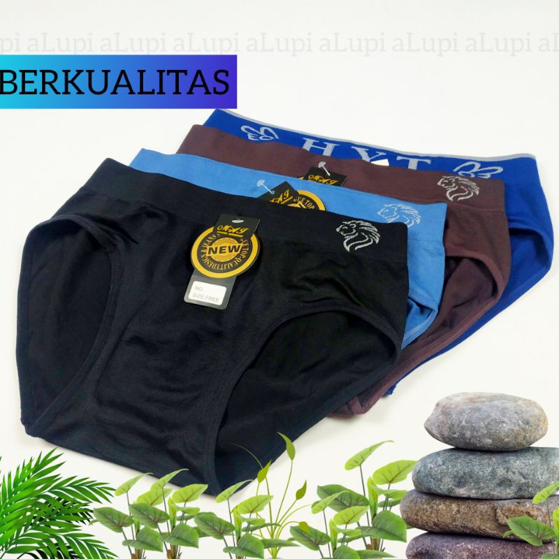 CD Celana Dalam Pria Cowok Dewasa Berkualitas Lembut Ukuran Size Standart Jumbo Elastis M L XL XXL