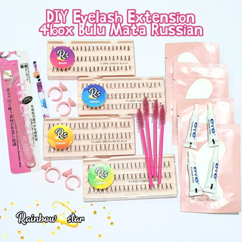 Paket Eyelash Extension Russian / Individual / DIY Eyelash Extension