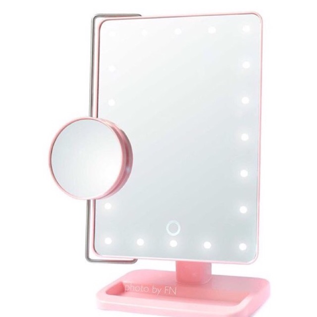 Cermin Rias - 20 LED Mirror Cermin Lampu Vanity Mirror