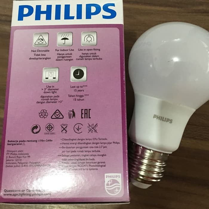 Lampu LED Philips 5W 5 Watt Retrofit