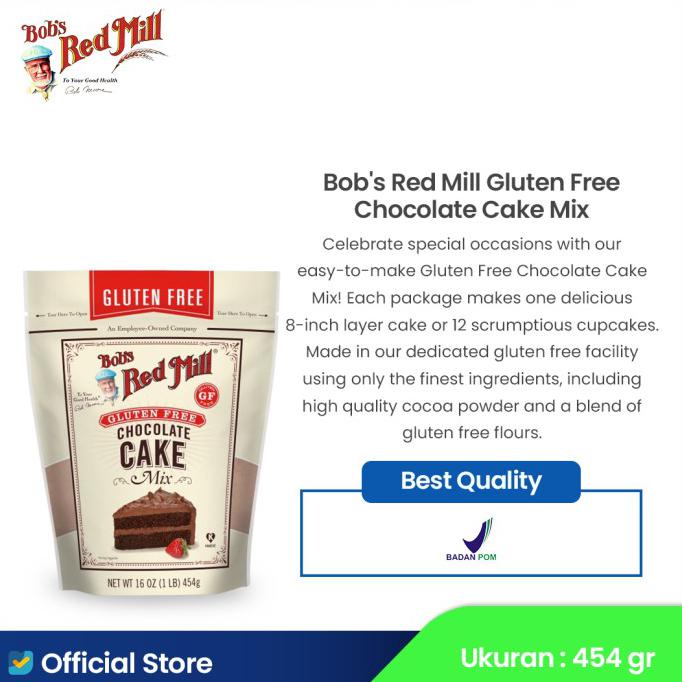 

Hot Item Bob'S Red Mill Gluten Free Chocolate Cake Mix 454 Gr