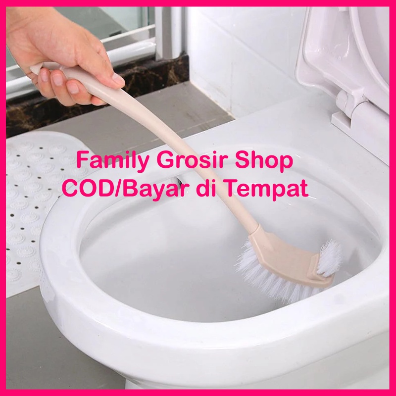 Sikat pembersih kloset toilet wc gagang panjang 40 cm