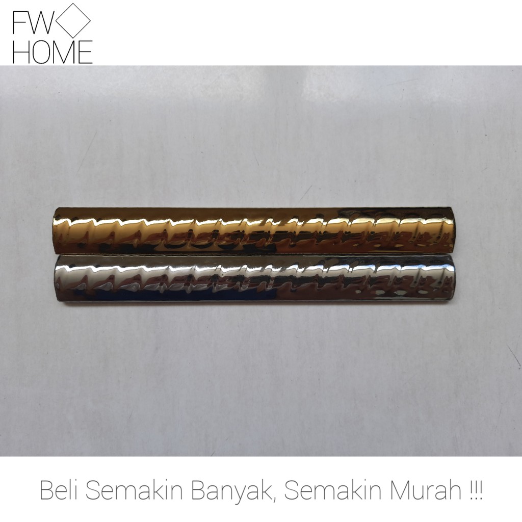Lis Keramik Kuku Macan Gold & Silver 20 cm Import