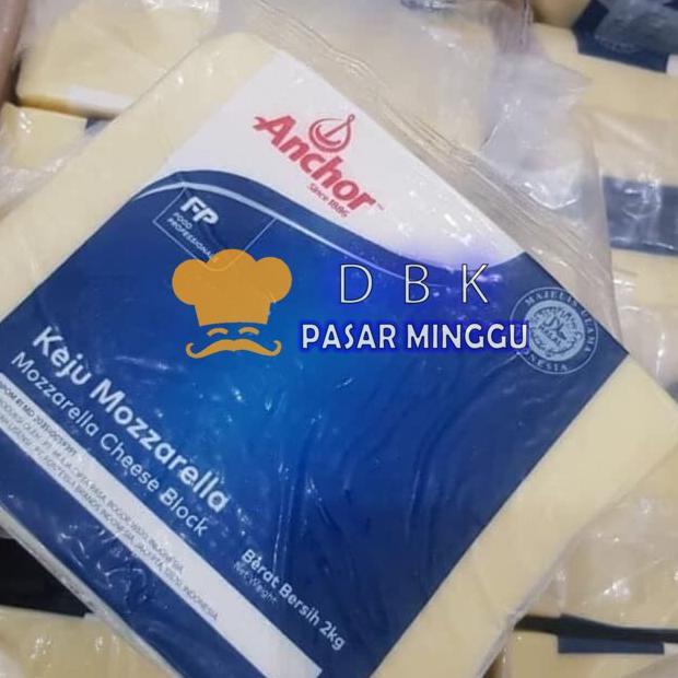 

KEJU MOZARELLA ANCHOR 2kg bukan perfetto mozarela keju lumer melar