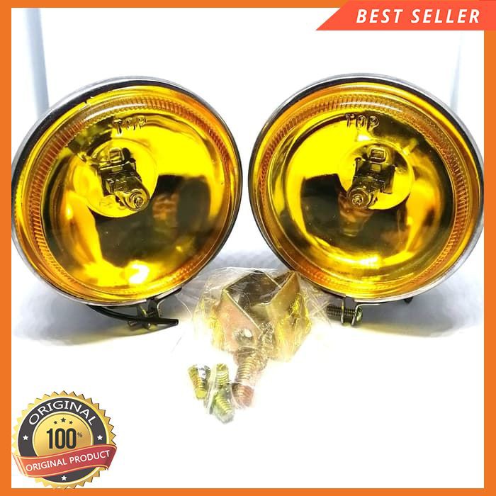 Lampu Depan Belakang Tembak Hologen Bulat Kuning CB100 CBR Suzuki