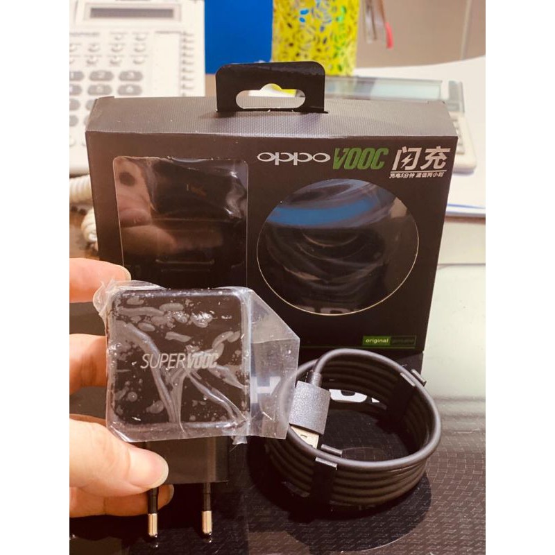 charger OPPO SUPER VOOC FULL BLACK
