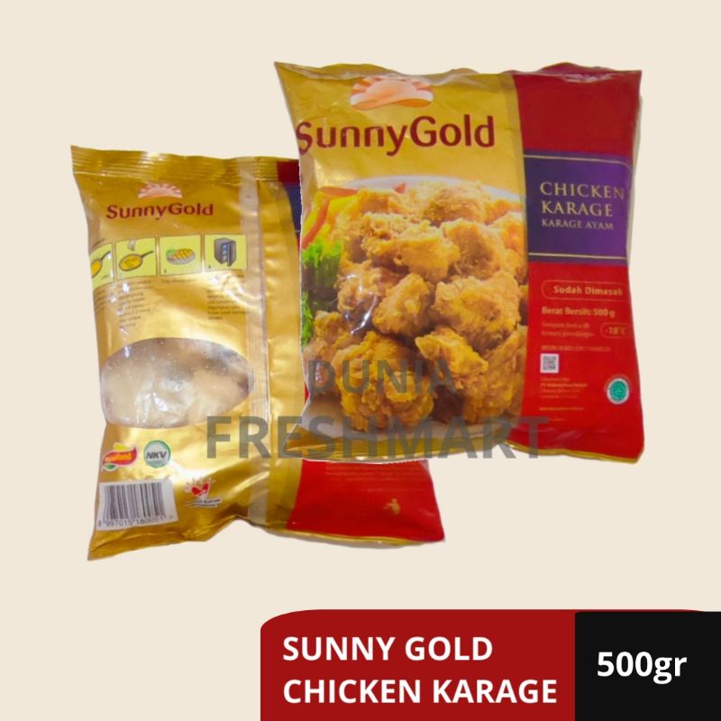 

SUNNY GOLD CHICKEN KARAGE ORIGINAL/PEDAS 500GR CHICKEN SPICY KARAAGE AYAM PAHA FILLET KARAGE AYAM