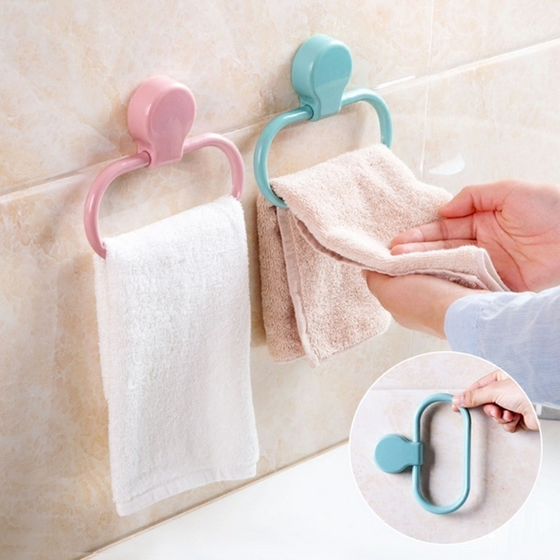 Kitchen Hanging Tools Towel Holder Rack Kitchen Organizer Travel Toilet Bathroom Cabinet Cupboard Hanger Door Back Shopee Indonesia