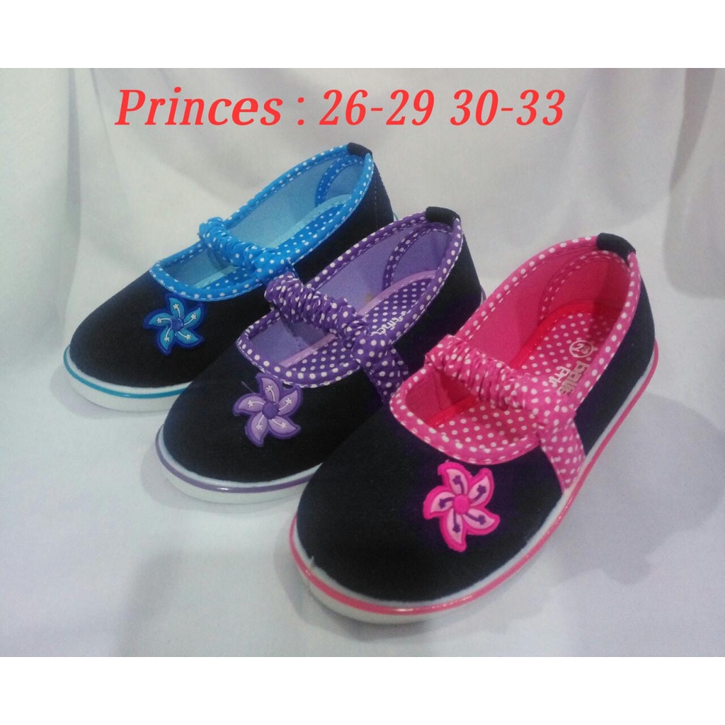 CUCI GUDANG - GALLETTI PRINCESS 22-29 SEPATU ANAK PEREMPUAN SLIP ON CANTIK ELEGAN MOTIF BUNGA