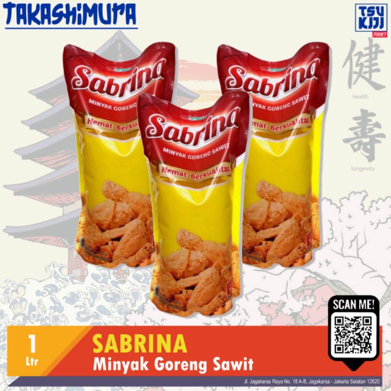 

minyak goreng sabrina 1 ltr