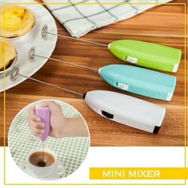 Pengocok telur mini hand mixer pengaduk kopi portable