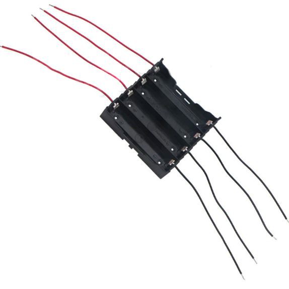 Seri Paralel 4x 18650 Battery Holder Plat Lempeng Kotak Baterai Batre