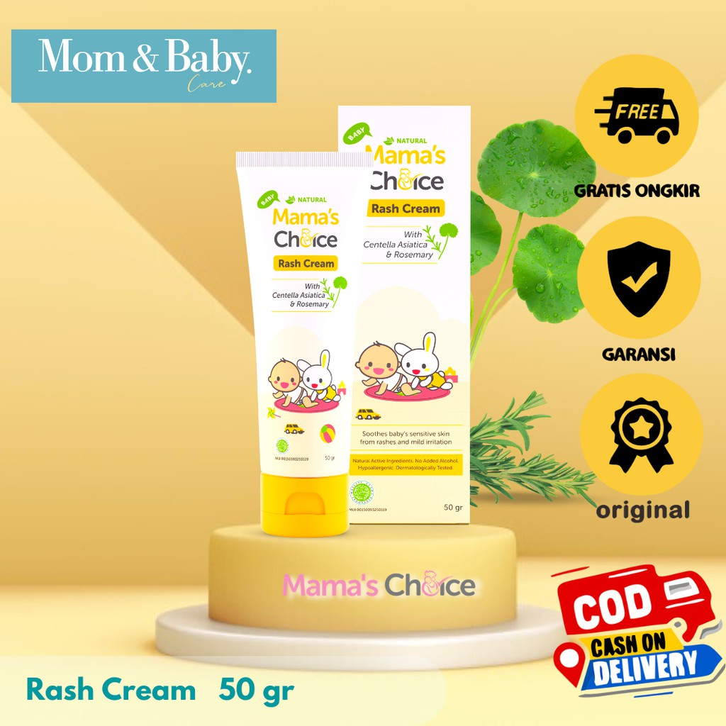 Baby Cream Ruam Popok | Mama's Choice Baby Rash Cream 50 gr n