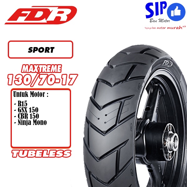 Ban motor sport FDR Maxtreme 130 70 17 Tubeless