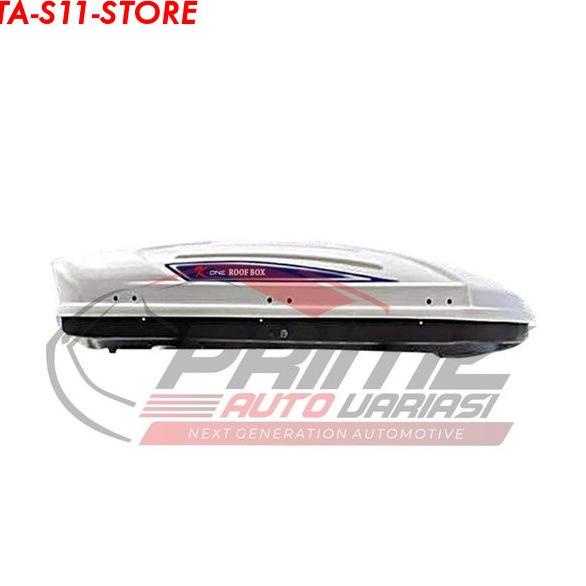 Os7G Roof Box Besar Kapasitas 600 Liter Roofbox Mobil - Putih