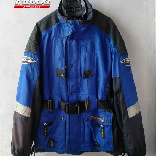 Jaket Motor Taichi | Scholler Blue | BB (90Kg-110Kg) | Original Taichi Jaket Daily