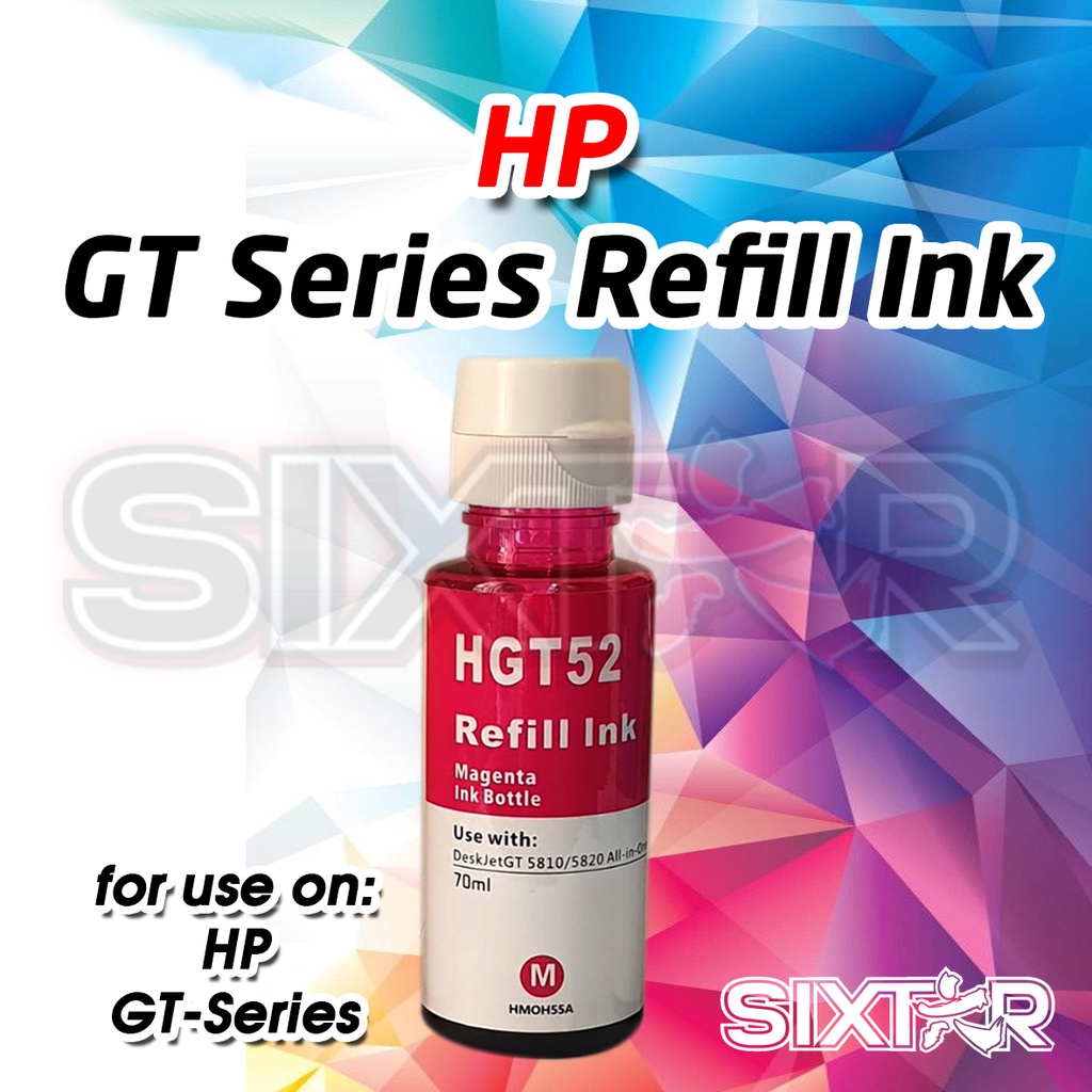 TINTA REFILL HP GT51 GT52 5810 5820 SET Pengganti Original Ink Bottle