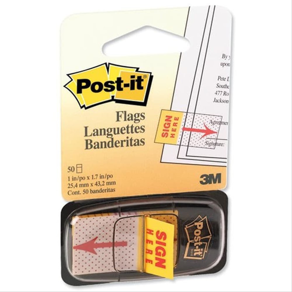 Post It 3M Sign Here 680 (PCS)