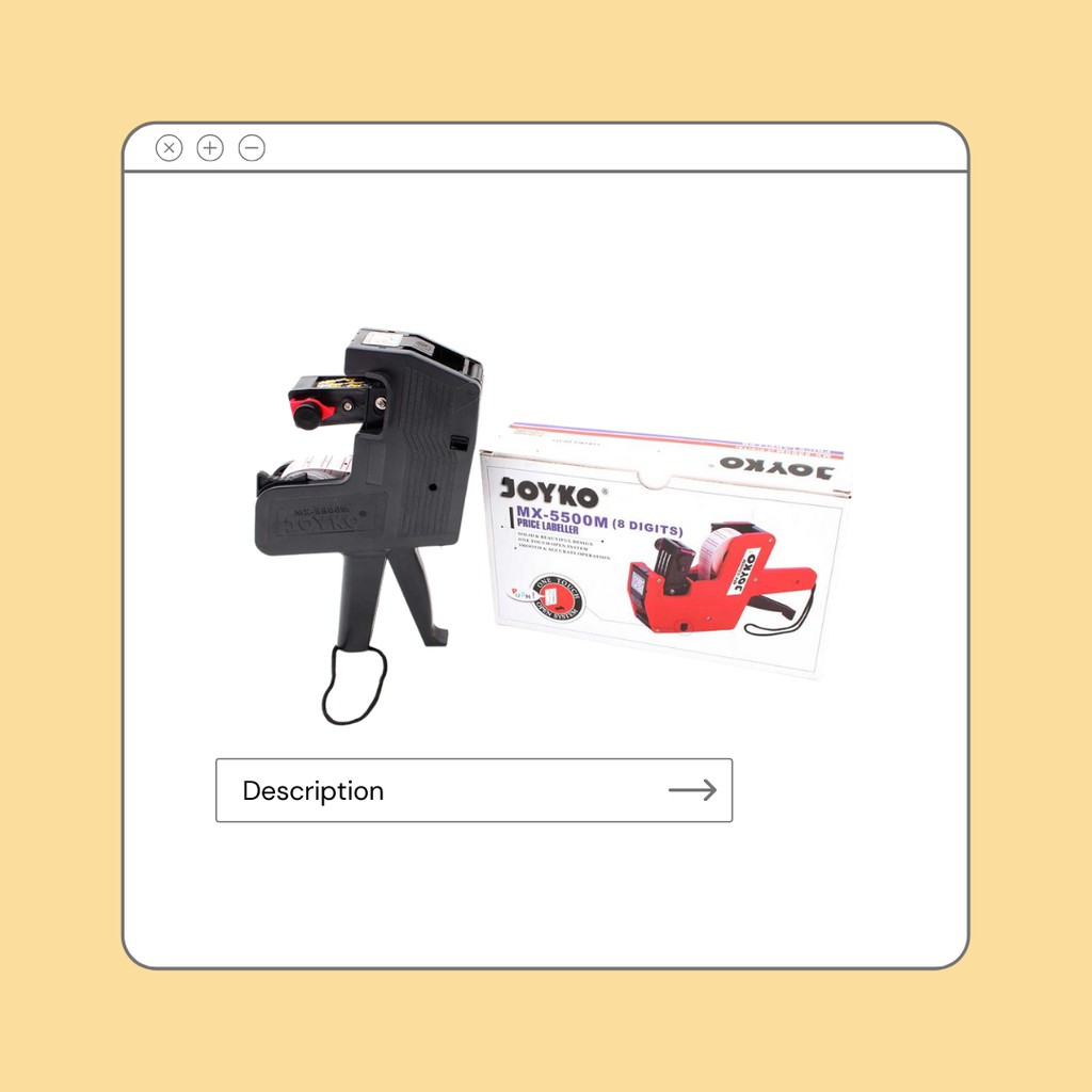 

JOYKO LABEL HARGA / LABELLER 1 LINE / MX-5500M