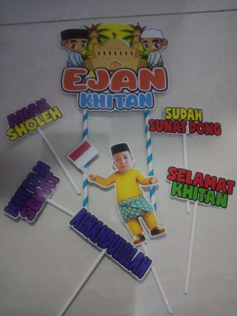 Topper Cake Event Khitan / Sunat