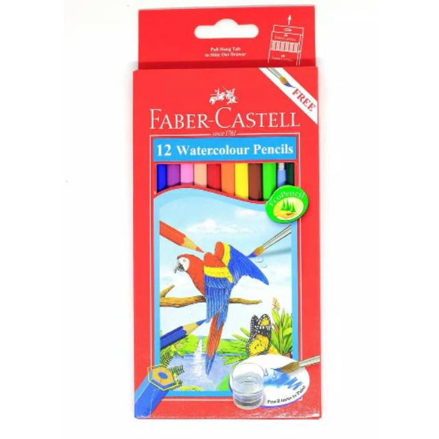 

pensil warna faber castell 12 water colour