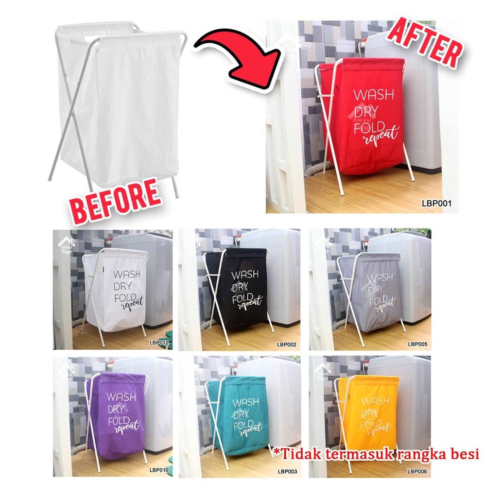 COVER LAUNDRY BAG DESIGN MINIMALIS ( TANPA RANGKA BESI ) TERLARISS...,,,,,