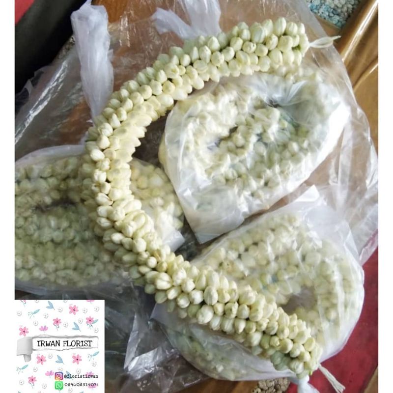 roncean melati asli bando konde/lar2an/keket bisa untuk berbagai adat/ibu pengantin