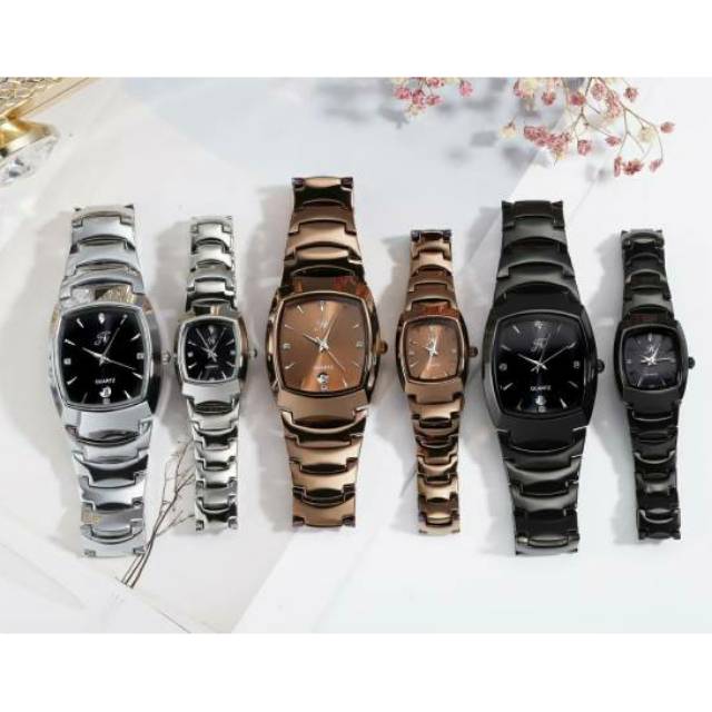 Jam Tangan Couple Wanita Pria original JT 8411 8413 Jims Honey ori harga satuan realpic cod anti air