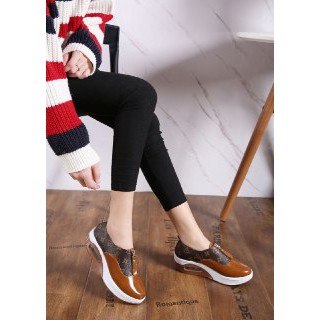 New arrival sepatu wanita branded impor batam merek LOUIS VUITTON WEDGES SHOES promo