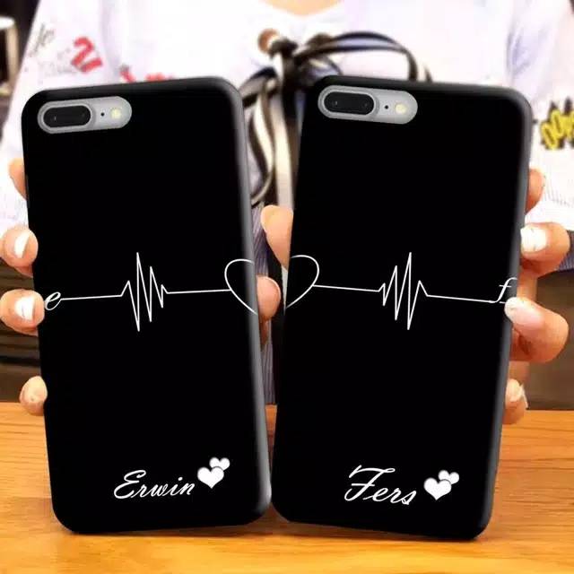 Custom case couple / bisa request nama dan tipe