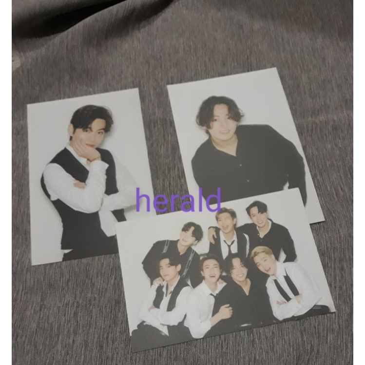 POSTCARD NYEL JUNGKOOK TAEHYUNG GRUP BTS