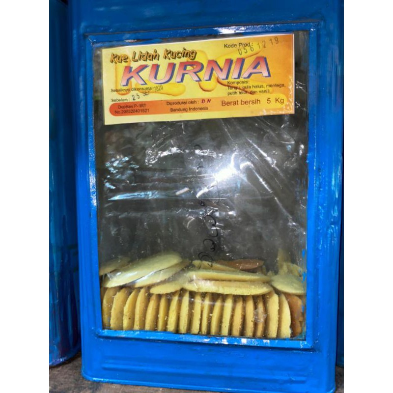 Kue Kering Kiloan, Lidah Kucing harga per 250gram