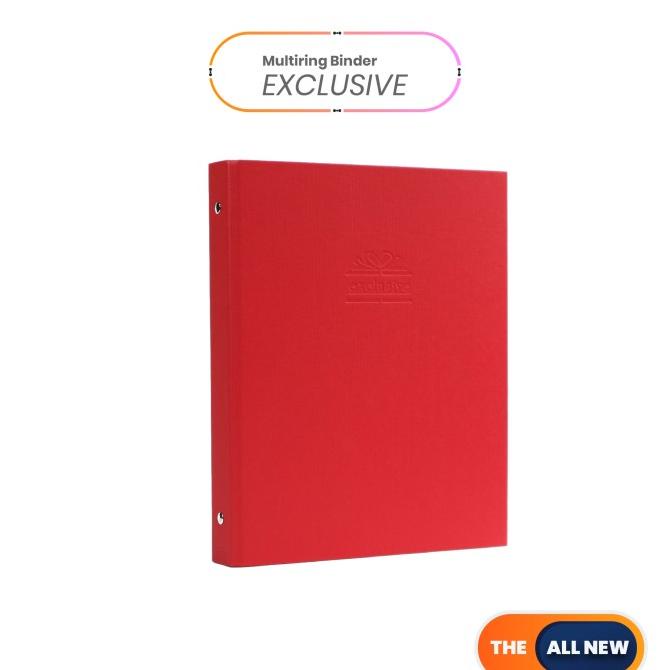 

Bantex Exclusive Multiring Binder B5 26 Ring O 25mm Red #1327 09