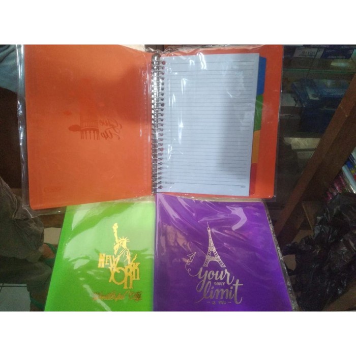 

Mudah Binder Campus B5 Merk Kiky ( Fluorrescent ) Hot Sale