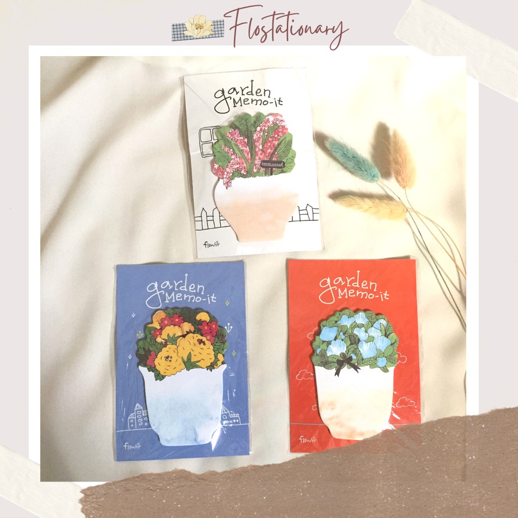 

Garden Memo-it Sticky Note Motif Flower Kertas