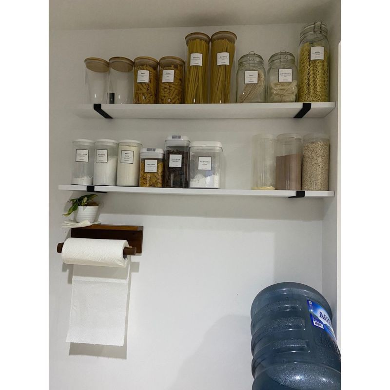 RAK AMBALAN DINDING MINIMALIS 80X15 BUKU SUSUN SERBAGUNA kayu kamar tidur dapur tempel bunga make up