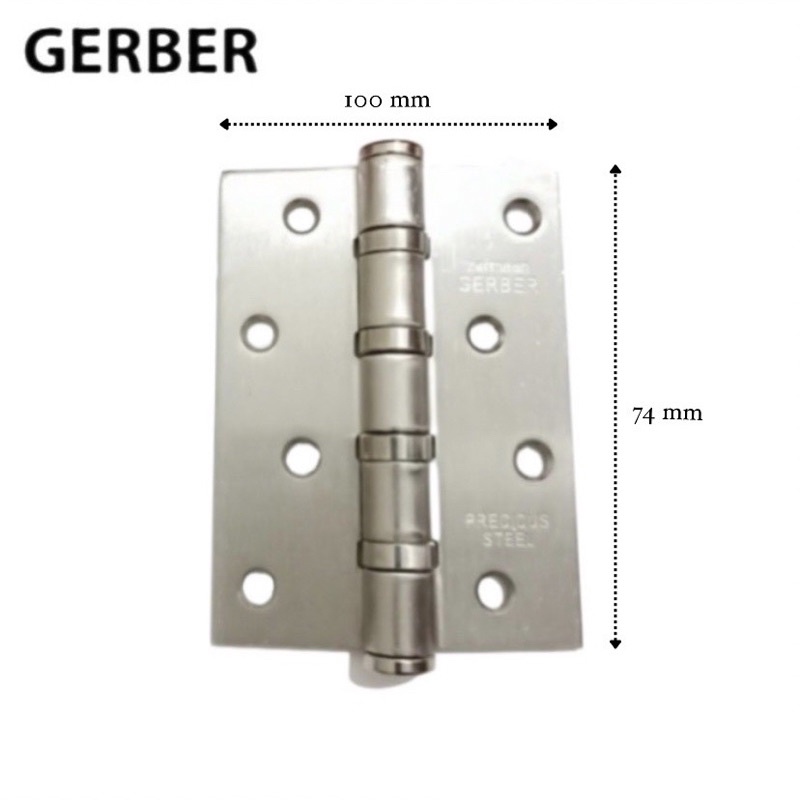 Engsel Jendela Gerber GTS 4” x 3.0” x 3 mm 4BB MSN