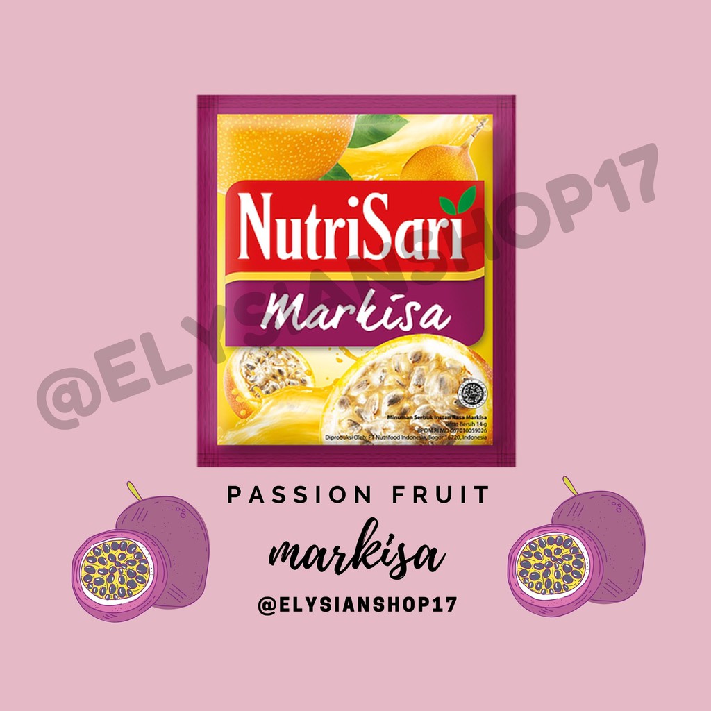 

Nutrisari Markisa 1 Sachet