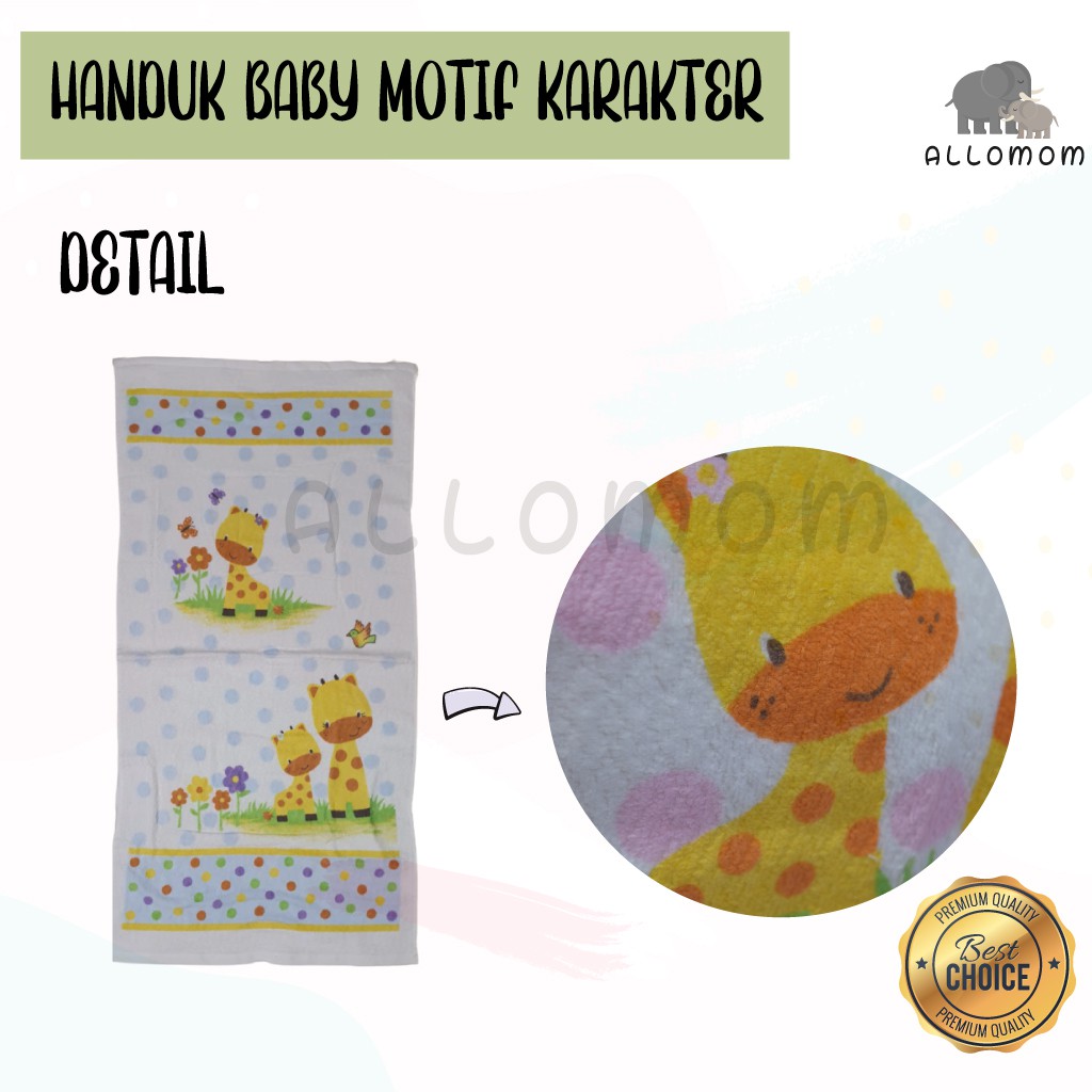 [BEST SELLER] PREMIUM HANDUK BAYI / BABY TOWEL / HANDUK MANDI GULL LEMBUT HALUS 100% KATUN MOTIF LUCU